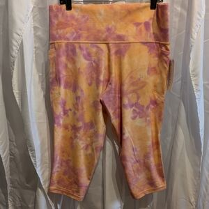 C1 Athleta Salutation Stash Pocket Capri Sz 2X NWT